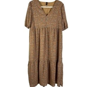 Y.A.S Floral Print Maxi Dress Size S Petite